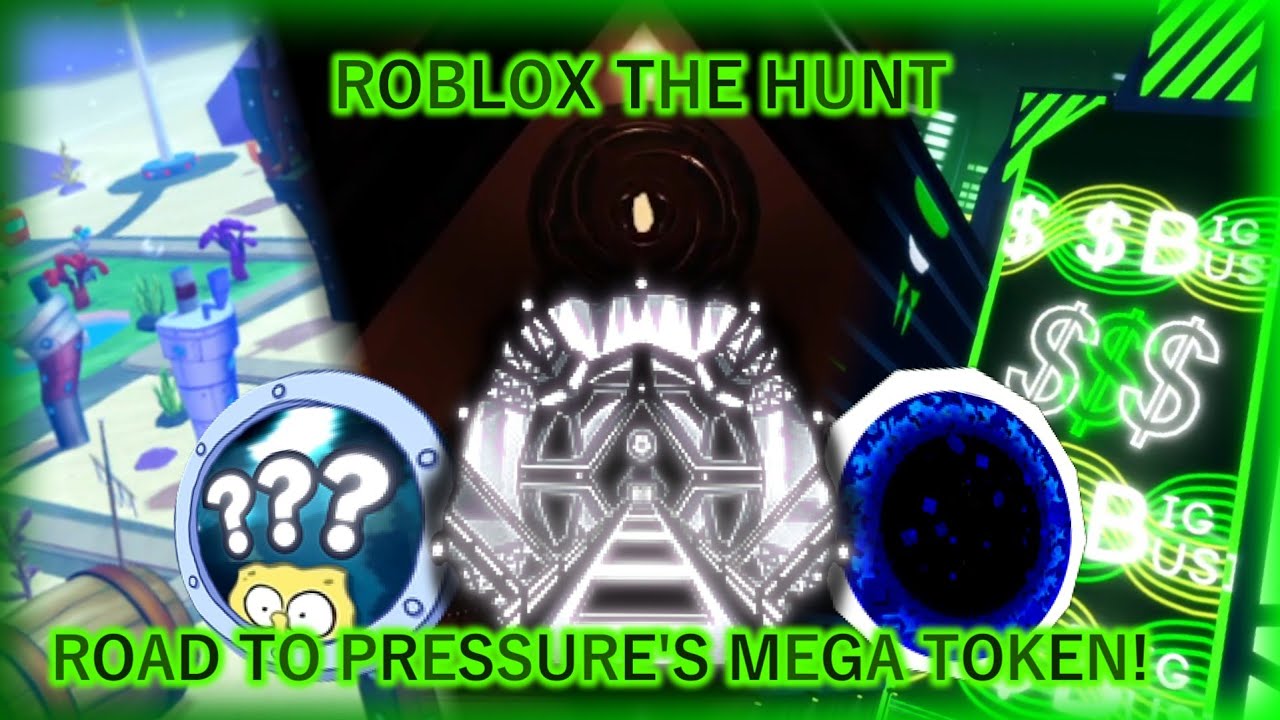 Getting the mega token badge in pressure was...stressful but fun! [ROBLOX PRESSURE: THE HUNTED]