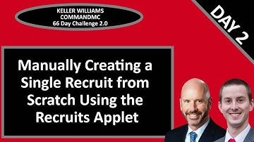 KW CommandMC 66 Day Challenge 2.0 Day 2 - Manually Creating a Single Recruit from Scratch