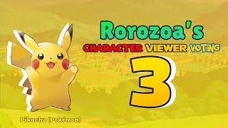 Rorozoa’s Character Viewer Voting [Part 3]