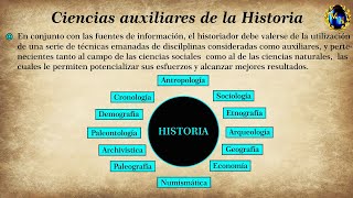 METODOLOGÍA DE LA HISTORIA - Ciencias auxiliares