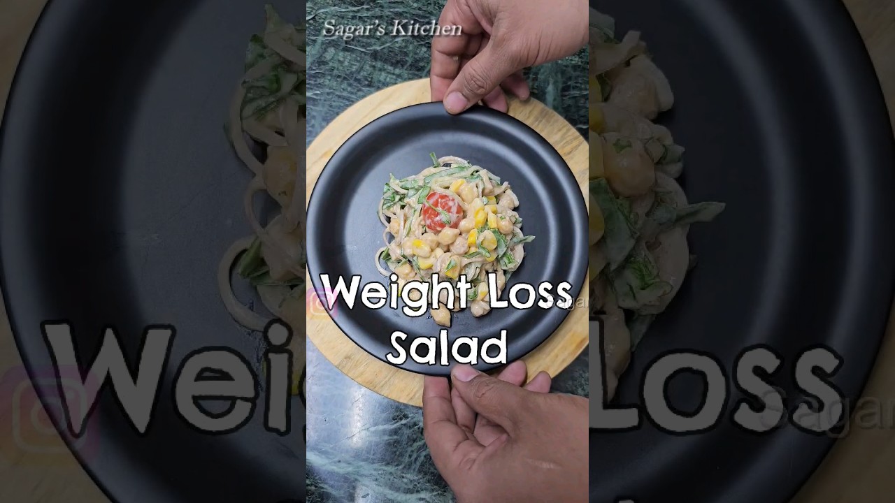 Weight Loss Salad Recipe | High Protein Salad #YouTubeShorts #Shorts #Viral #WeightLossRecipe #Salad