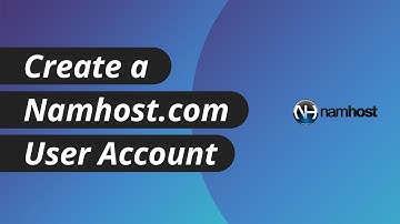 How to Create a Namhost.com User Account | Namhost
