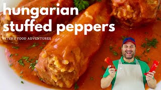 Hungarian Stuffed Peppers (töltött paprika)