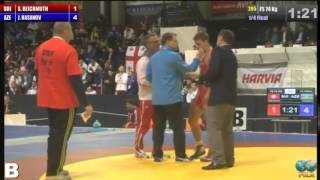EC2014 Stefan Reichmuth SUI Jabrayil Hasanov AZE FS 74 kg 1 4 final match