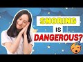 Why do we SNORE? Is it Dangerous? SLEEP APNEA explained!