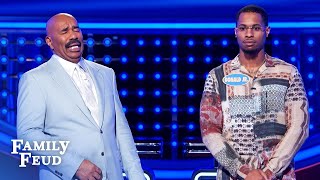 Funny Fast Money cracks up Steve Harvey!!