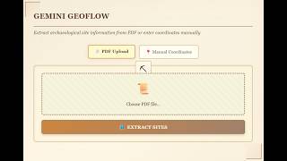 Gemini GeoFlow Demo
