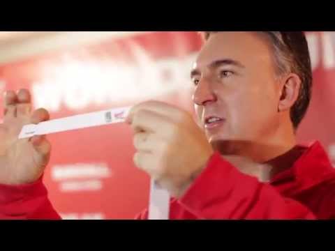 Полотно для шабельної пили 150 мм MILWAUKEE крок 1,4 мм 5 шт. 48004184, видео 1