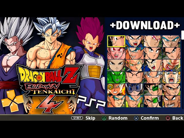 Dragon Ball: Super Dragon Ball Heroes V2 (PPSSPP) - DBZ TTT MOD (PSP)