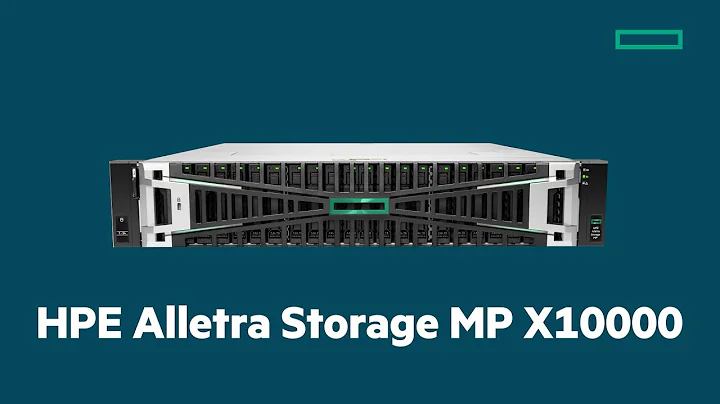 HPE Alletra Storage MP X10000 - unleash the power of your data