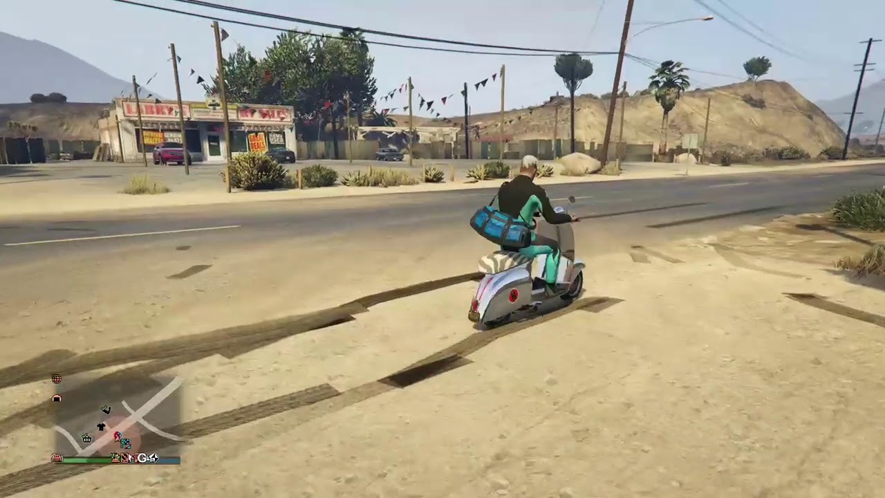 GTA V rocket scooter YouTube