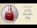 DIY Red Shoulder Bag | Crossbody Bag Sewing Tutorial