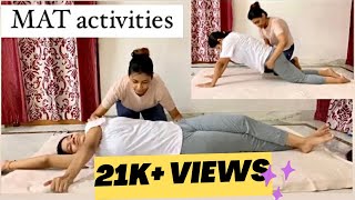 MAT exercises | MAT activities physiotherapy | All variations and exercises