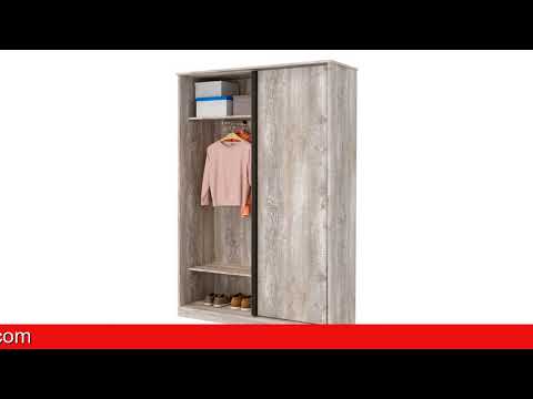 Обзор Шкаф-купе 2-дверный Лофт | HOFF