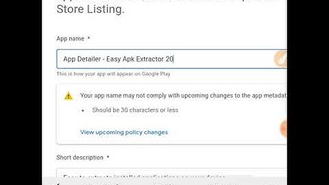How To Re-Publish Play Console  Rejected Apps Due To Short and Full Description And App ScreenShots