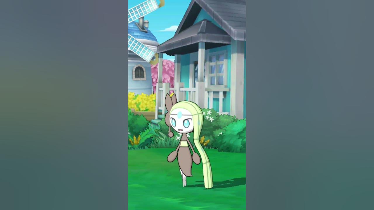 Capturando uma Meloetta no Pokémon Mundos Elementais 