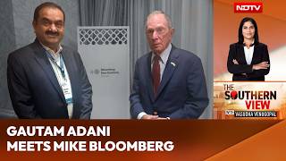 Gautam Adani Meets Mike Bloomberg At New Economy Forum In Delhi Update