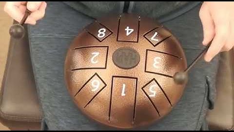 New HAPI Mini-Play-Along™ Steel Tongue Drum in C Major