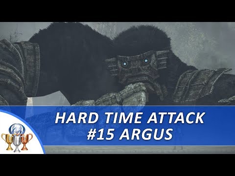 Shadow of the Colossus PS4 Remake - Hard Time Attack Walkthrough - Colossus #15 (Argus)