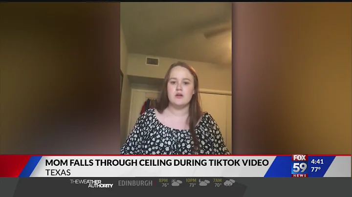 First at Four: Mom falls through ceiling during TikTok video