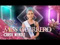 Miss Guerrero, Carol Méndez, devolviendo lo dado