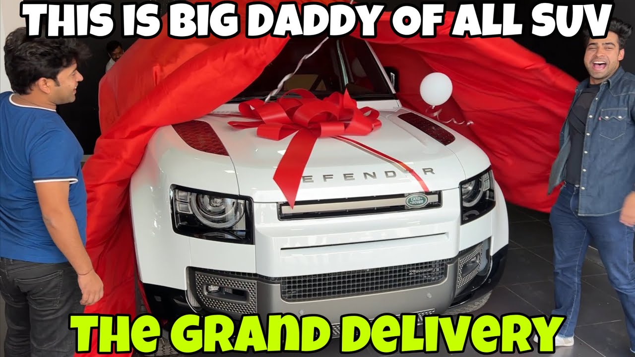 Grand Delivery Of 1.3Cr SUV | Land Rover Defender 110 X-Dynamic ...