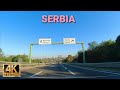 Serbia Highway - Driving through Belgrade