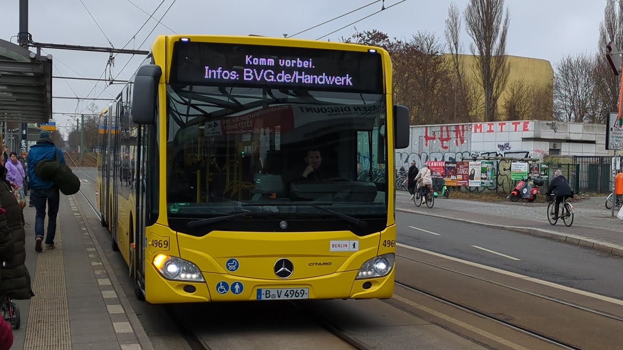 Berlin Bus|Mitfahrt im 155S von S+U Pankow bis S+U Pankow