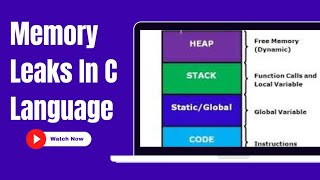 Memory Leaks In C || Dynamic Memory Allocation Interview Question