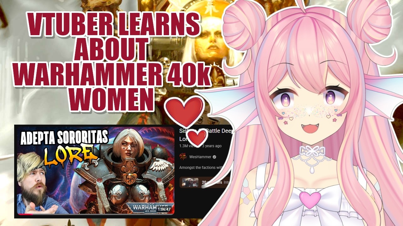 Fish Vtuber REACTS to Warhammer 40k WOMEN: Adepta Sororitas/Sisters of Battle REACTION!! (Weshammer)