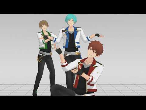 [MMD 앙스타] 치아키, 카나타, 미도리 animaる