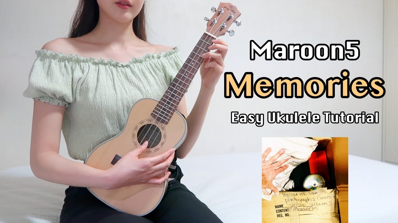 (Eng)[우쿨렐레 튜토리얼] Maroon5 - Memories • 코드 5가지로 연주하는 쉬운 우쿨렐레 • Easy Ukulele Tutorial