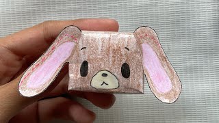 DIY Sugar Bunnies Kurousa 🐰🤎 | Kaia’s Toy World #shorts #diy #squishy #paperdiy #cute #sanrio