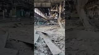 Mariupol - XX.05.2022. Azov Fighter Films The Aftermath Of Russian Airstrikes At The Azovstal Plant.