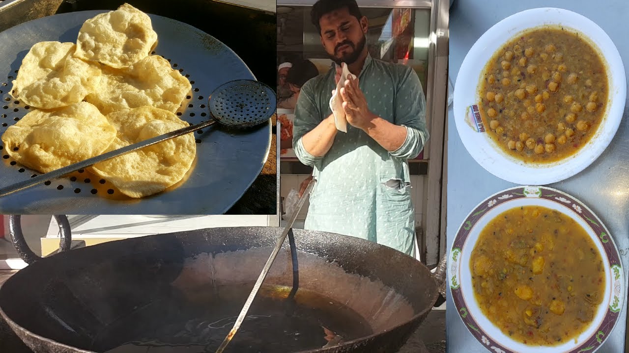 Halwa Puri Chana and Aloo Ki Tarkari Recipe By Cooking With Kawish