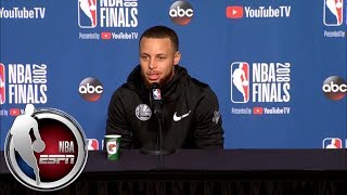 [FULL] Stephen Curry on White House: 'I agree with Bron' that Warriors wouldn't go | NBA on ESPN