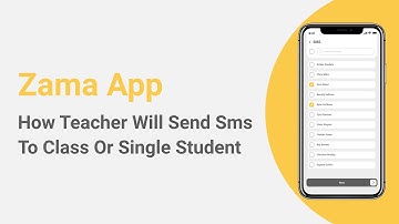 How to use Free SMS feature in ZamaApp | School Management App |