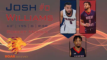 Josh Williams | #0 | 6'2" | G | R-SR | Robert Morris | 19-20 Highlights