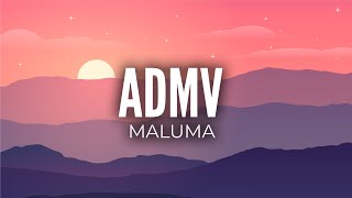 Maluma - ADMV (Versión Urbana) Letra/Lyrics