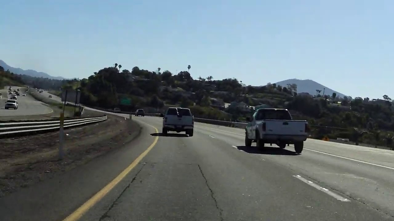 Martin Luther King Jr. Freeway (CA 94 Exits 8 to 12) eastbound - YouTube