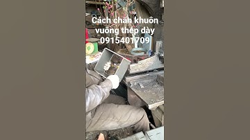 Máy đột dập dập hình vuông khuôn cột #maydotdap  #shorts