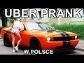 UBER Dodge Challenger - reakcja pasażerów na przyspieszenie!