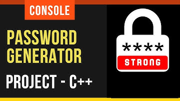 Password Generator Project In C++ | Simple Password Generator in Programming Language for Beginners