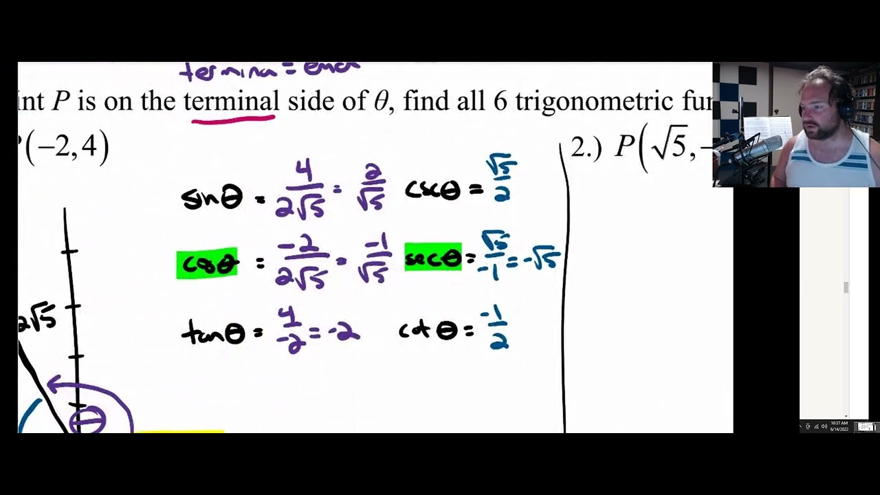 AP Calculus Summer Packet Topic R Basic Right Triangle Trigonometry 