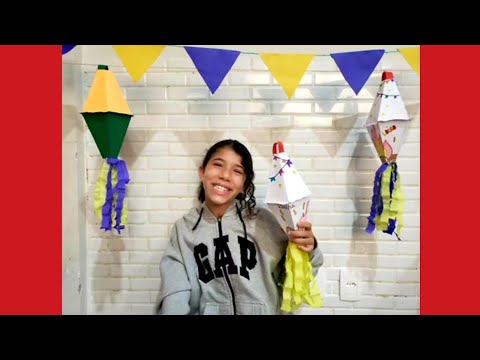 ♥️Como fazer atividade JUNINA - pra imprimir,  colorir e montar - prof elessandra mara