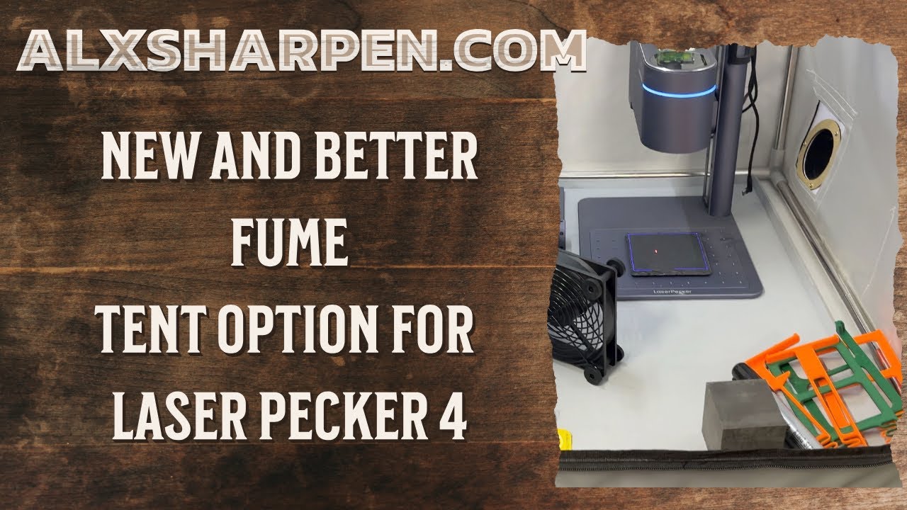 Laser Pecker 4 Fume Extraction made easy and a user Tip to save