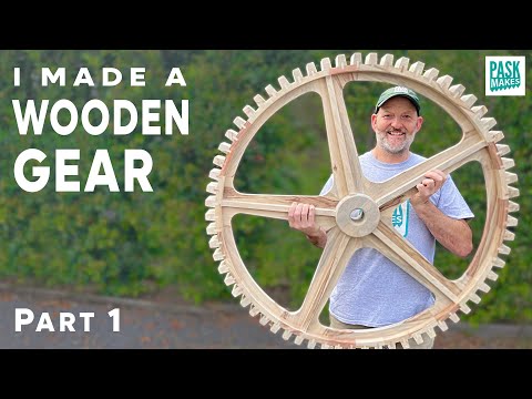 How to Make a Large Wooden Gear/Cog Part 1