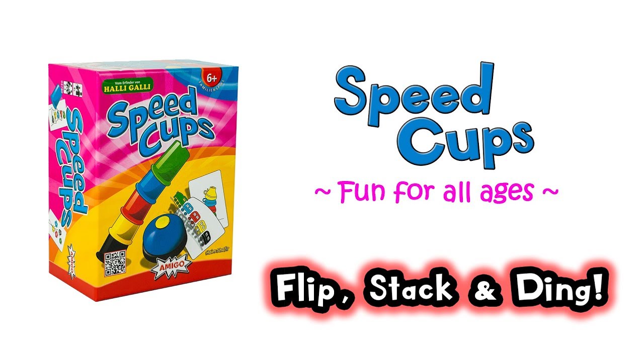 How to play Speed Cups Family Fun Game that trains your Cognitive