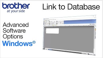 P-touch Editor – link to database or spreadsheet - Windows