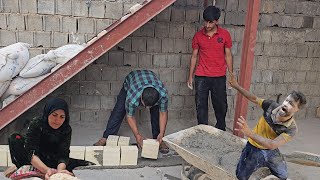 Incredible Survival: Emergency Construction of Hussein and Father!